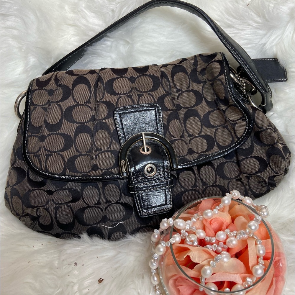 Black coach purse